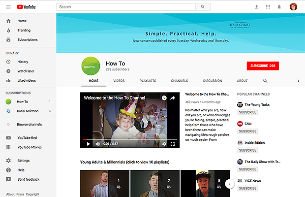 Church Launches “How To” Channel On YouTube - Church News And Events